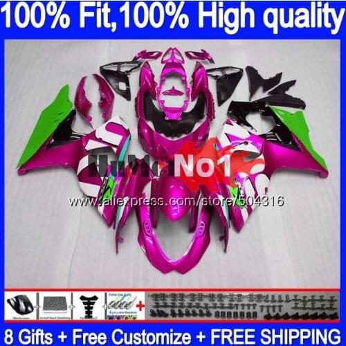 Injection For SUZUKI K9 GSXR1000 GSXR 1000 23MC.172 Pink Rose GSXR-1000 2009 2010 2014 2015 2016 09 10 11 14 15 16 OEM Fairing