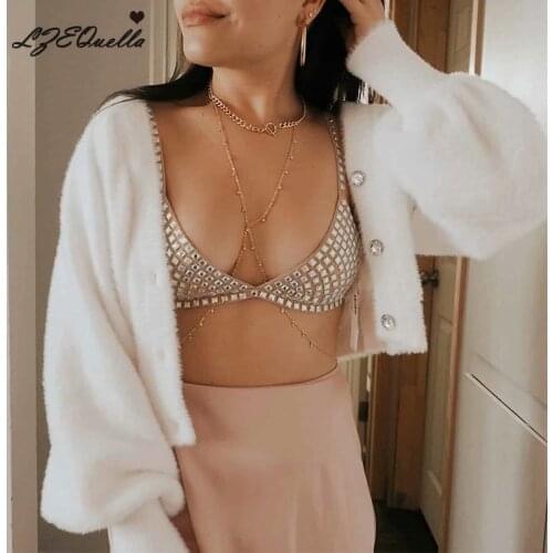 Lantern Sleeve Cardigan Knitted Sweater Women 2021 Autumn Winter Long Sleeve Solid Sweaters Coat & Jackets Women NZ3847