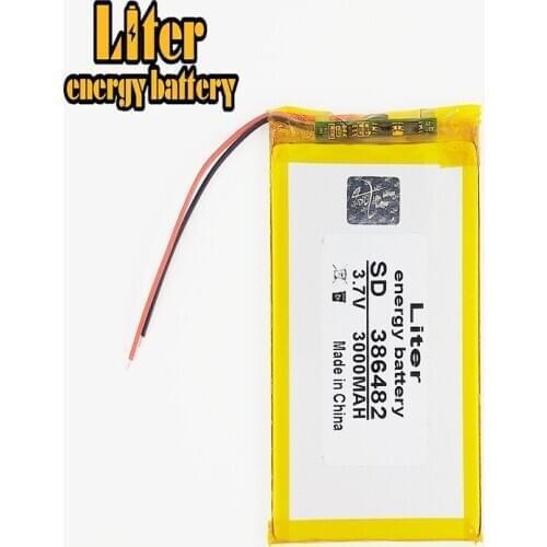 Li-po 386482 3.7V 3000mah Lithium polymer Battery with Protection Board For VX787 VX530 VX540T VX585