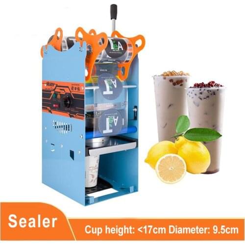 Cup Sealing Machine Manual Cup Sealer Bubble Tea Machine for Coffee/Juice/Milk Tea Seal Machine Boba Tea Machine