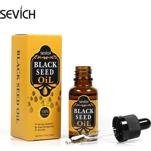 Sevich Natural Organic Series Black Seed Oil Repair Damaged Hair Help Hair Regrowth Hair Loss Treatment Argan Essence Oil