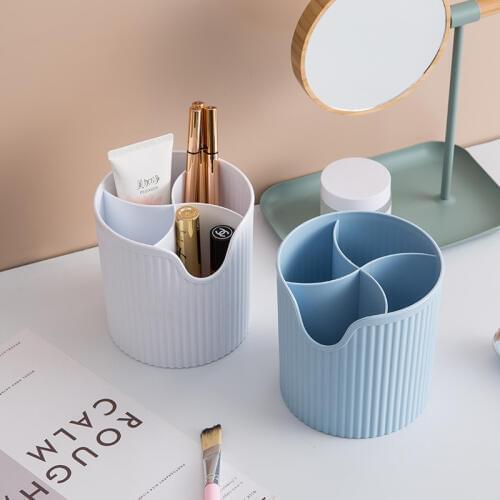 Office Plastic Container makeup tube Organizer Beauty Tools Storage Makeup Brush Pen Holder Desktop Decorative Ornaments GUANYAO