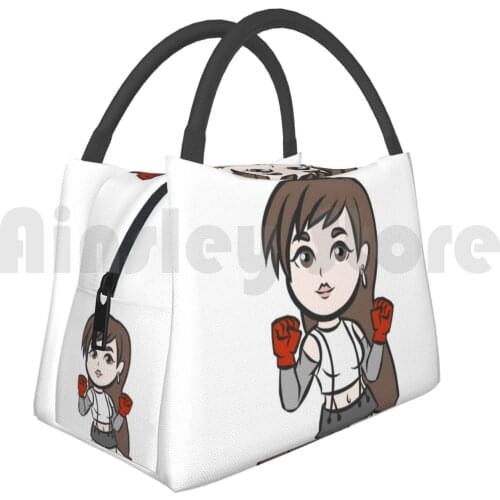 Portable Insulation Bag Chibi Tifa Tifa Tifa Lockhart Final Fantasy 7 Final Fantasy Final Fantasy Vii Ff7