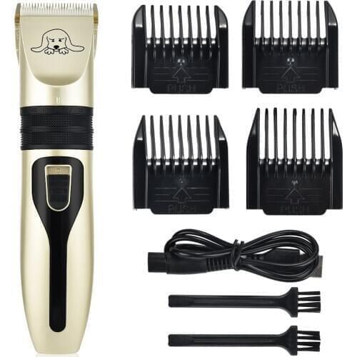 Professional Rechargeable Dog Clipper Hair Trimmer Low-noise Pet Hair Remover Cutter Grooming Machine Tools