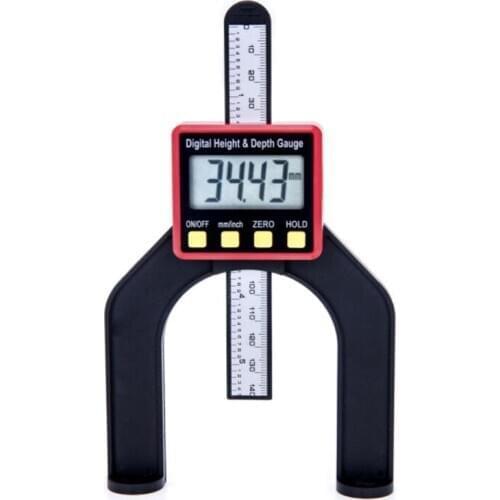 2 In 1 Vernier Caliper Digital Height & Depth Gauge 0-80mm Calibre Digital Caliper Measuring Tool