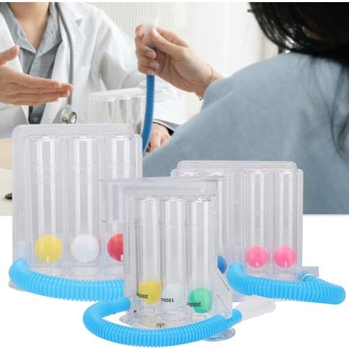 Deep Breathing Lung Exerciser Incentive Spirometer Breath Measurement System Vital Capacity Exerciser Hygienic Physical Exercise