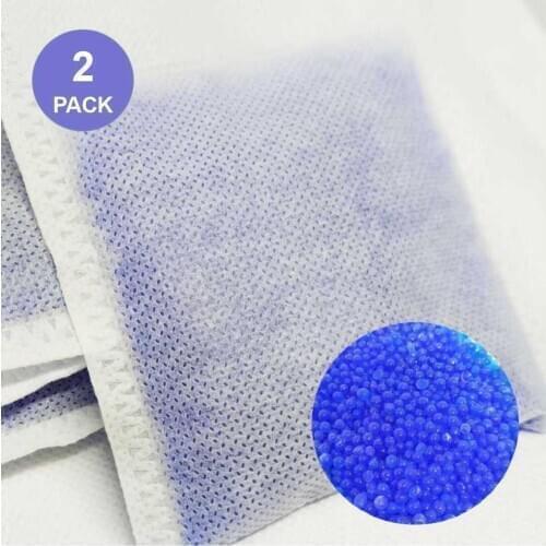 50g per PC Waterproof packaging Silica Gel Beads Moisture Absorber Reusable color change Desiccant Damp Absorber-2Packs
