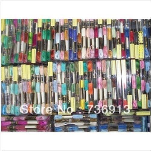 Choose Any Colors And Quantity Freely Cross Stitch Embroidery Yarn Thread Floss---700Pcs/lot