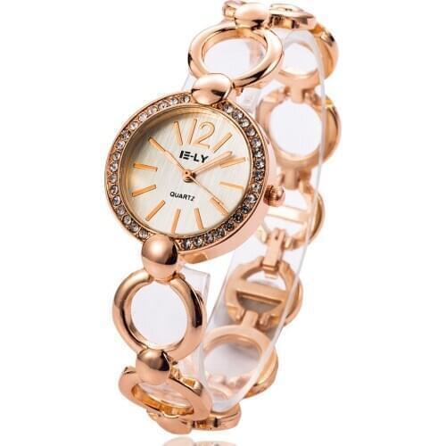 Ladies Analog Rhinestone Watch Hodinky Women Fashion Diamond Dial Stainless Steel Silver Clock Dropshipping Relogio Feminino