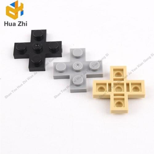 Building Blocks Parts 15397 10PCS Plate 3 x 3 Cross LEGOING MOCS Education