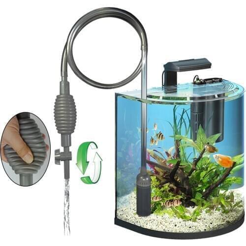 Fish Tank Cleaning Tools Aquarium Siphon Pump Aquarium Water Change Tank Clean Suction Pump Aquarium Accessories Acuario