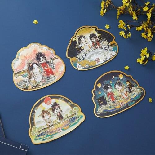 Anime Tian Guan Ci Fu Hua Cheng Xie Lian 3D Stereo Special-Shaped Colored Paper Collection Cards Signature Board Toy Souvenir