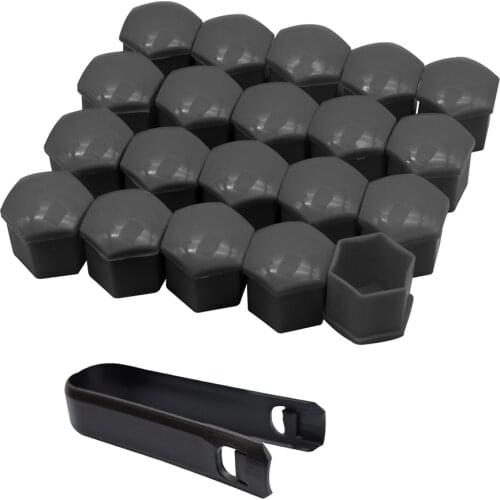 Car Wheel Nuts Covers Caps 20 pcs 19mm Auto Hub Screw Protector Bolt Head Cover Cap Plastic Tire Wheel Screw Bolts Car Styling