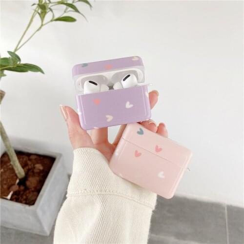Korean Cute Headset Case for Airpods Pro Cover Silicone Headphone Capa for Air Pods 3 Funda Love Heart Earphone Cases