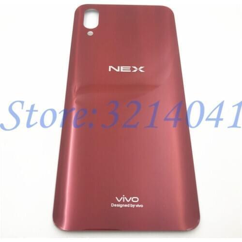 For Vivo NEX S / A / NEX Ultimate Back Battery Cover Door Housing case Rear Glass parts + Adhesive Sticker
