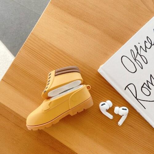 3D Martin Shoe Silicone Earphone Case For airpods 1 2 pro keychain lanyard super cute protective cover for airpods case 1 2 pro