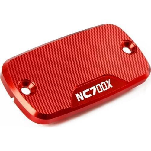 CNC Motorcycle Front Rear Brake Fluid Reservoir Cap Cover Motorcycle Accessories Fluid Tank Cap For HONDA NC700 X all years