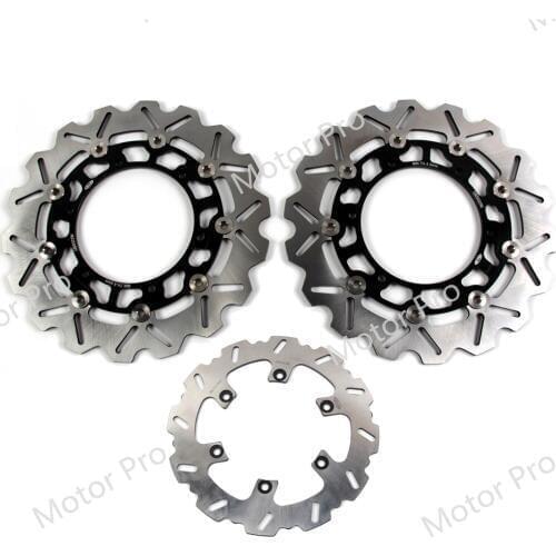 For Yamaha FZS FAZER 1000 2001 - 2005 Front Rear Brake Disc Disk Rotor Kits Motorcycle FZS1000 FAZER1000 2002 2003 2004 BLACK