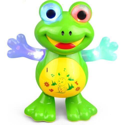 Electric Pet LED Flashing Lights Musical Dancing Animal Doll Baby Fun Toys