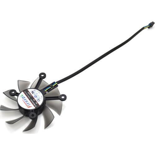 FD8015U12S 75mm 4pin GTX550Ti GPU Cooler Fan For ASUS GTX 560 Ti 1GB HD7850 Graphics Video Card Cooling Fans