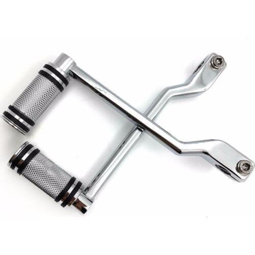 Chrome Heel Toe Shift Lever w/ Shifter Peg For Harley Davidson Fat Boy Freewheeler Aftermarket Free Shipping Motorcycle Parts