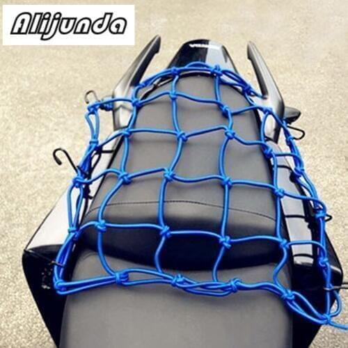 Car Intimate Motorcycle Accessories Bike Helmet Holder 6 Hooks Hold 30x30cm Nettle Bag Suitcase Cargo Net Net Auto Styling