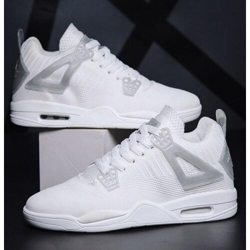 Fashion Mens Sneakers 2020 Damping Air Cushion Sole Non-slip Men Shoes Cozy Knit Breathable Walking Man Sneaker Tennis Trainers