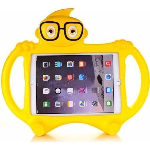 New Cartoon kids Case For ipad 5 ipad 6 9.7 inch Cartoon safe EVA Desk Stand Holder Back Cover for ipad pro 9.7+pen