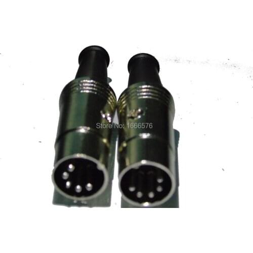 Wholesale 100 pcs/lot XLR 5Pin Cannon Connector XLR Male MIC Audio connector-YA5322