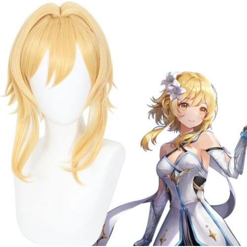 40CM Anime Breath of the Wild Link Short Ponytail Wig Cosplay Costume Heat Resistant Synthetic Hair Men Women Wigs