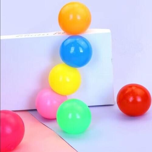 Hot Sticky Wall Ball Stress Relief Toy Novelty Kids Adults Play Vent Toy Gift Ceiling Tossing Ball Sticky Target Ball J0551
