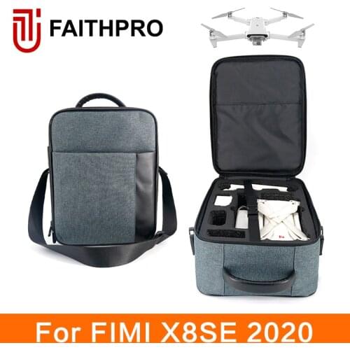 Portable Nylon Zipper Drone Carrying Case UAV Accessories Shoulder Handbag Waterproof Protective Organizer for FIMI X8 SE 2020