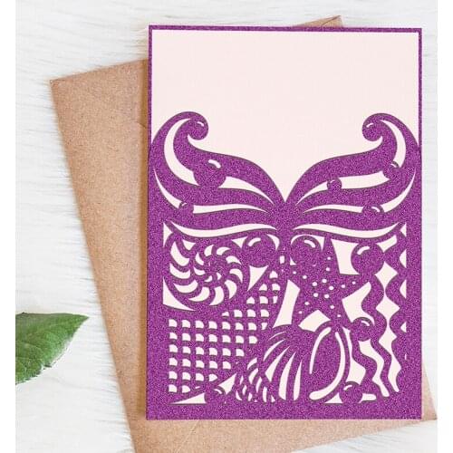 Mermaid wedding Metal Cutting Dies Scrapbooking Craft Dies Stencil Album Embossing Card Making Die Cut Dies New 2020