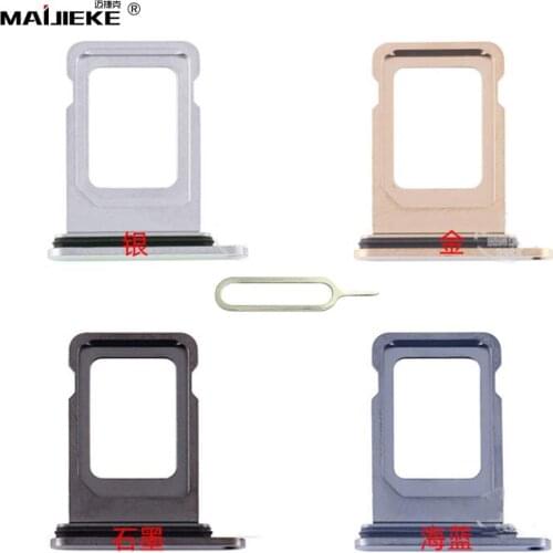 Single Sim Card Slot Socket Replacement for iPhone 12 pro max Sim Card Tray Holder for iPhone 12 pro Dual Sim Card Tray+Pin