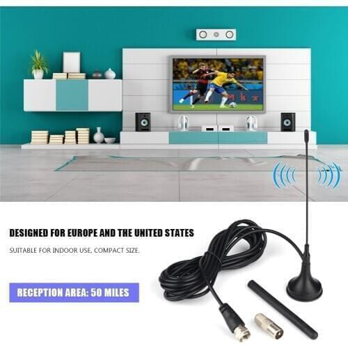 SOONHUA DTA-180 Antenna Free View HDTV 30DB Indoor Digital Antenna Aerial Booster For DVB-T Antena TV HDTV Box Cable