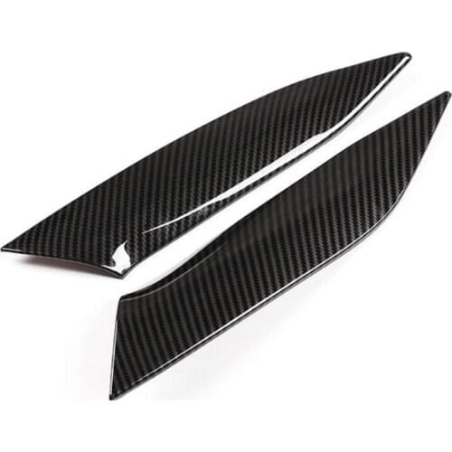 Tonlinker 2 PCS Car DIY Stainless Steel Door Curtains Light Strip Cover Case stickers for Bmw 3 Series 320li Accessories