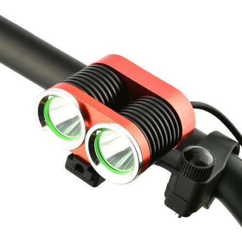 Bike Light Front Handlebar Cycling XM-L T6 Led Light 18650 Flashlight Torch Headlight Bicycle Accessories + Battery Pack