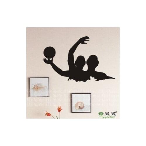Water Polo Wall Sticker Sports Wall Decors Water Polo Wall Decal Home Decoration