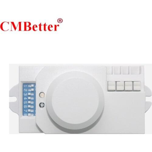Hot 220v Time-Delay adjustable Microwave Radar Sensor Light Switch PIR Occupancy Body Motion Detector 1200W free shipping 1pc