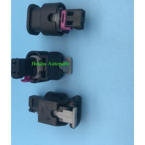10 pcs 2 Pin impact sensor connector waterproof auto plugs 4F0973702/0-2112986-1/1-1718643-1