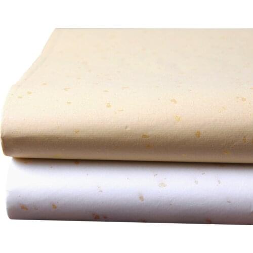 100pcs Xuan Paper Chinese Handmade Semi-Raw Gold Foil Rice Paper For Chinese Calligraphy Painting Calligraphy Handicraft Supply