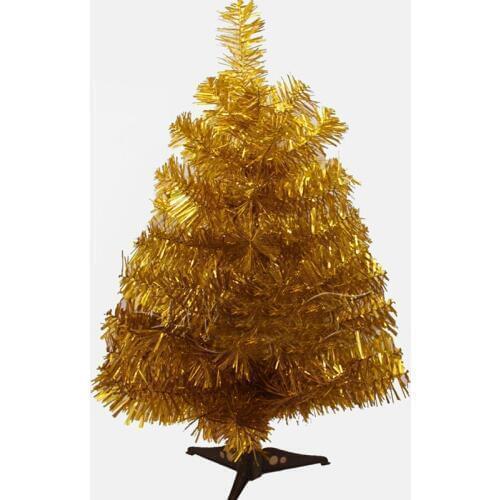 60cm Artificial Christmas Tree Small Tree in Gold Color for Decoration Beauty Christmas Decoration Supplies With Carton Packed