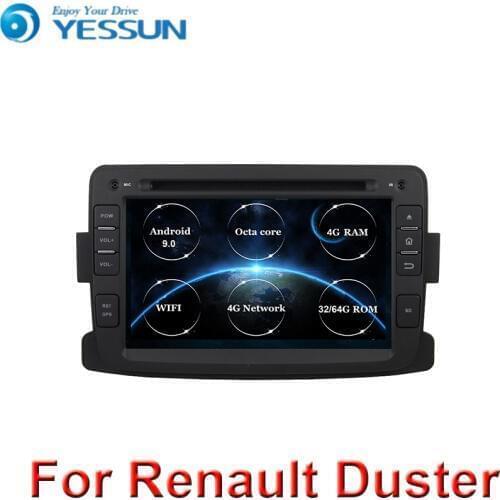 4G RAM 8 core Car Multimedia player Android 9 DVD Raido Player For Renault Dacia Sandero Duster Captur Lada Xray 2 Logan 2 GSP