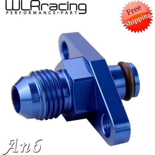 Free shipping AN6 Fuel Rail Pressure Regulator Adapter Blue for NISSAN TOYOTA SUBARU High Quality WLR-FPA14