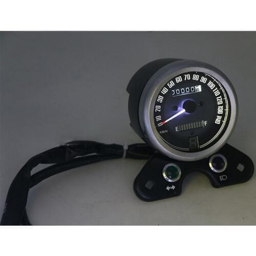 Motorbike Odometer Tachometer Speedometer for Prince 150/125/250 Motor Meter with USB Port Fuel Level Moto LED Light Instrument