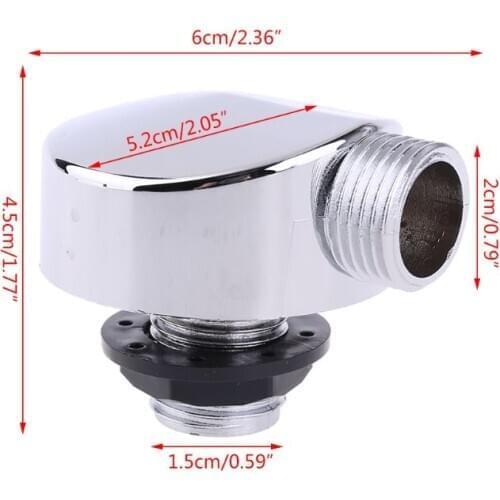 Chromed Plastic Shower Connector Bathtub Shower Cabin Room Accessories Parts GXMA