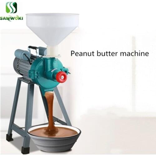 30kg/h peanut paste making mill sesame gringing machine peanut butter machine nuts milling machine sesame paste machine