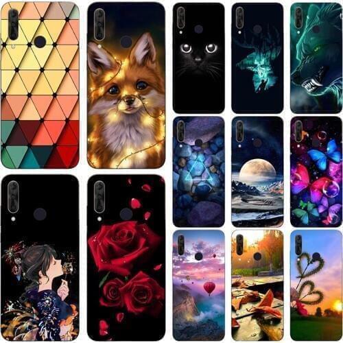 Cartoon Flower Print Soft TPU Phone Case Cover For WIKO View 4 3 View3 Pro Lite View 2 View2 Go Plus Pro Funda Phone Case Cover