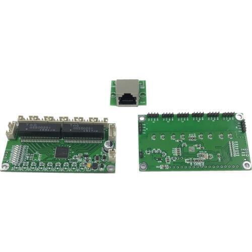 Unmanaged 5/8port 10/100M industrial Ethernet switch module PCBA board OEM Auto-sensing Ports PCBA board OEM Motherboard