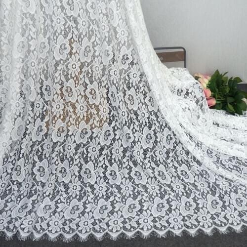 LASUI NEW 1.5 m*3m High quality Skin-friendly eyelash lace fabric Skirt stitchin dress wedding veil DIY accessories X0732
